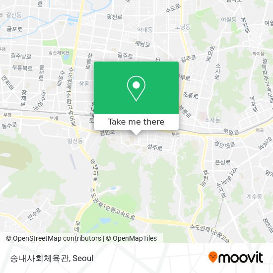 송내사회체육관 map