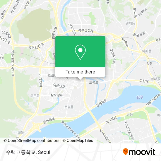 수택고등학교 map
