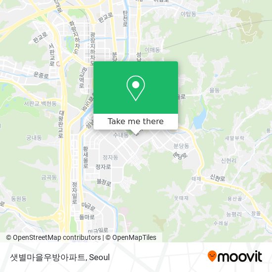샛별마을우방아파트 map