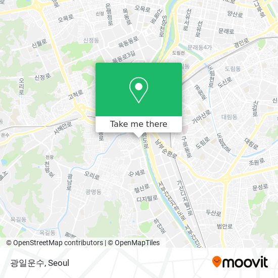 광일운수 map