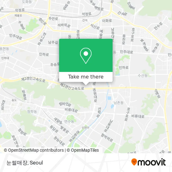 눈썰매장 map