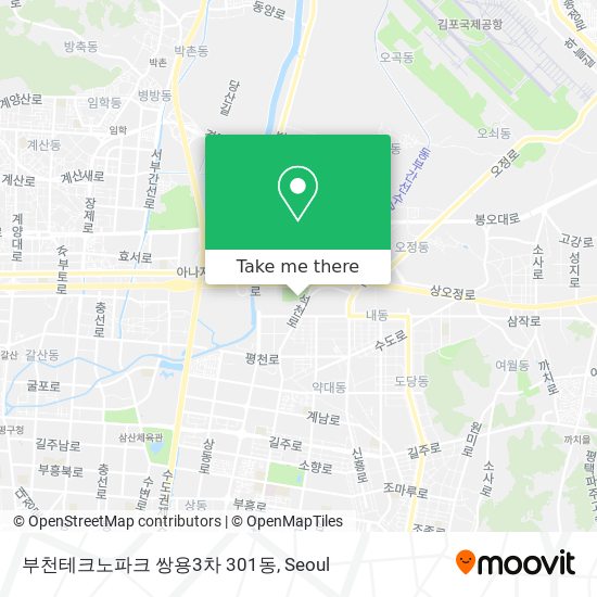 부천테크노파크 쌍용3차 301동 map