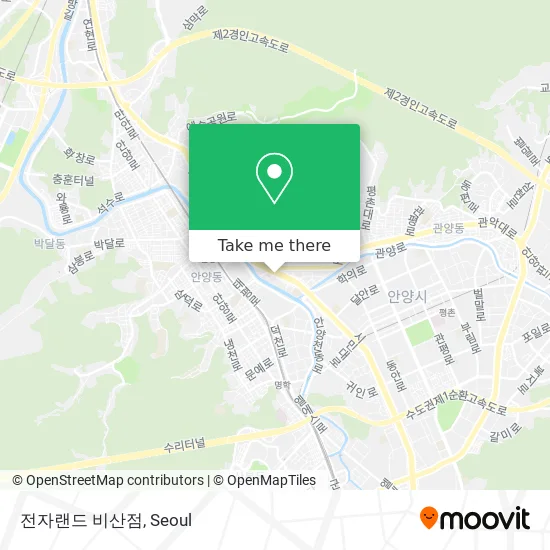 전자랜드 비산점 map