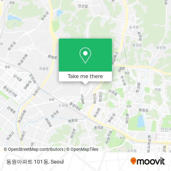 동원아파트 101동 map
