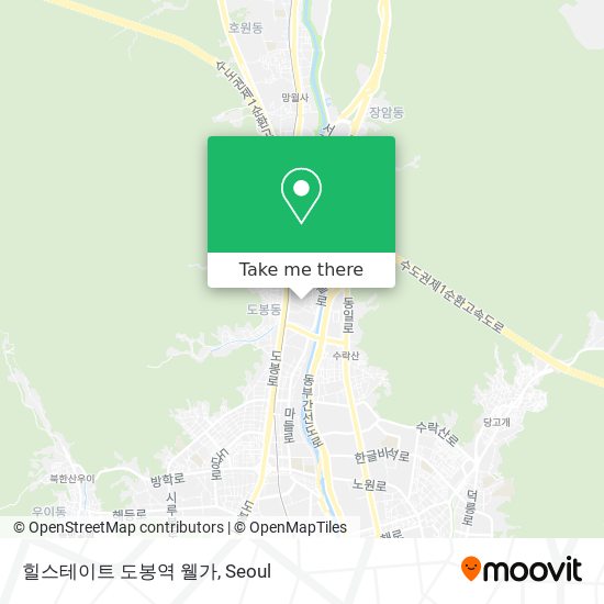 힐스테이트 도봉역 웰가 map