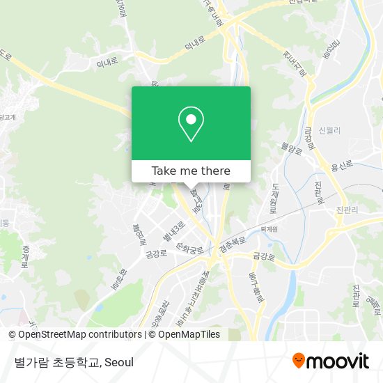 별가람 초등학교 map