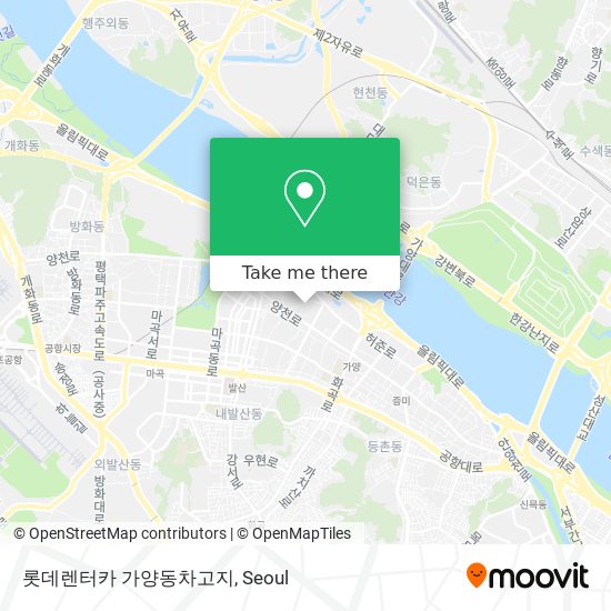 롯데렌터카 가양동차고지 map