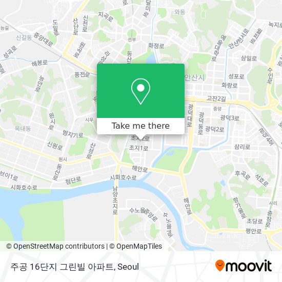 주공 16단지 그린빌 아파트 map
