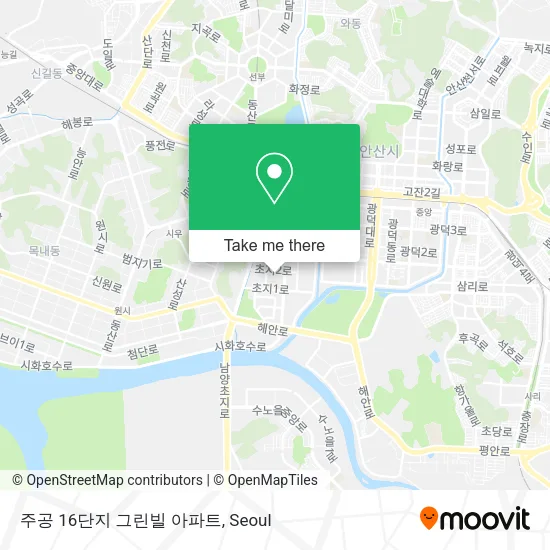 주공 16단지 그린빌 아파트 map