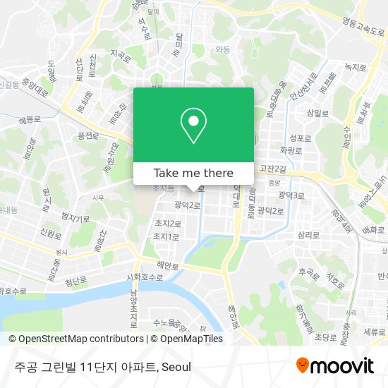 주공 그린빌 11단지 아파트 map