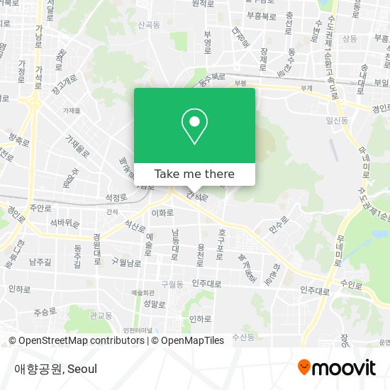 애향공원 map