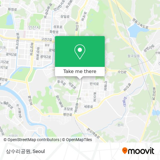 상수리공원 map