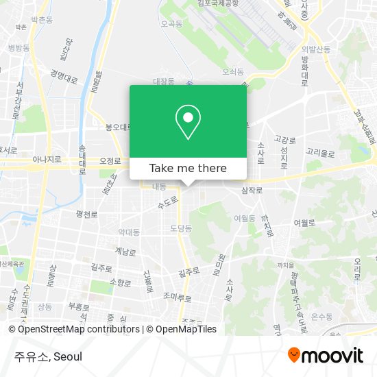 주유소 map