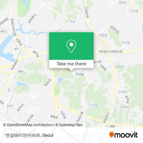 연성래미안아파트 map