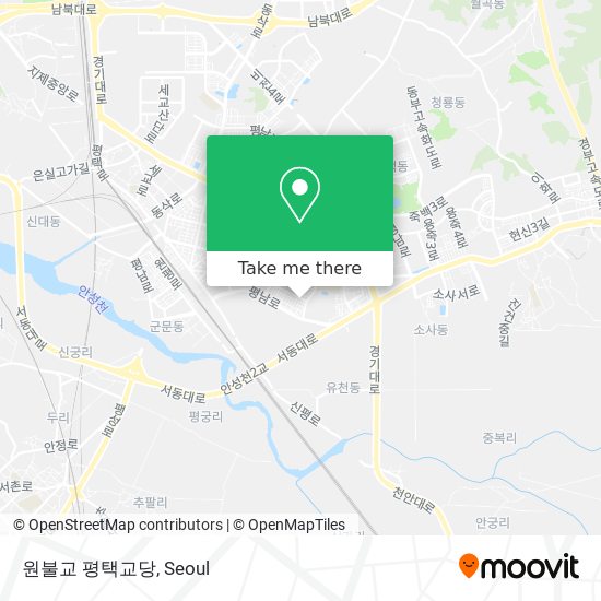 원불교 평택교당 map