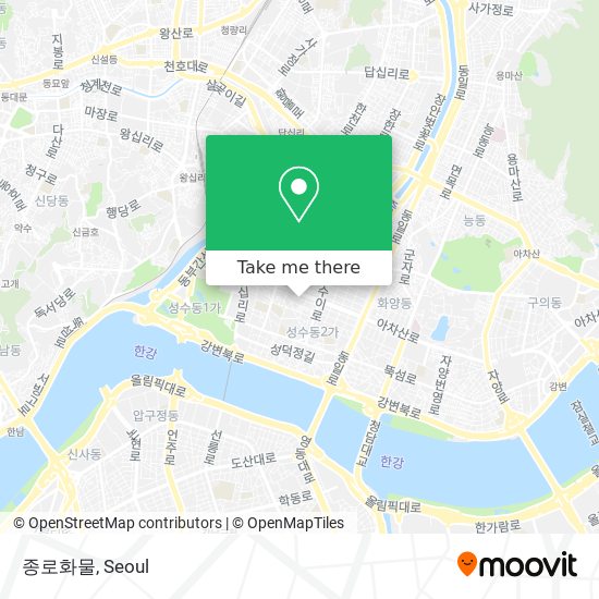 종로화물 map