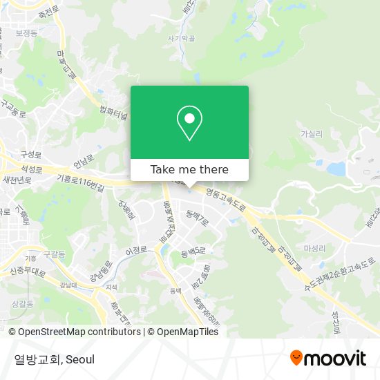 열방교회 map