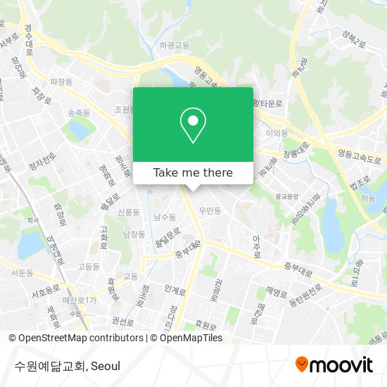 수원예닮교회 map