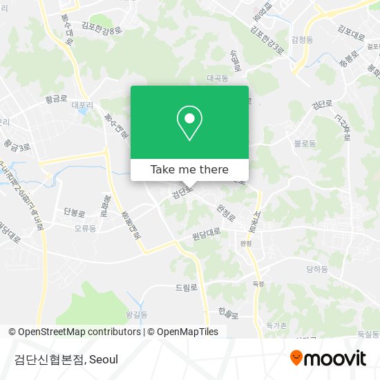 검단신협본점 map