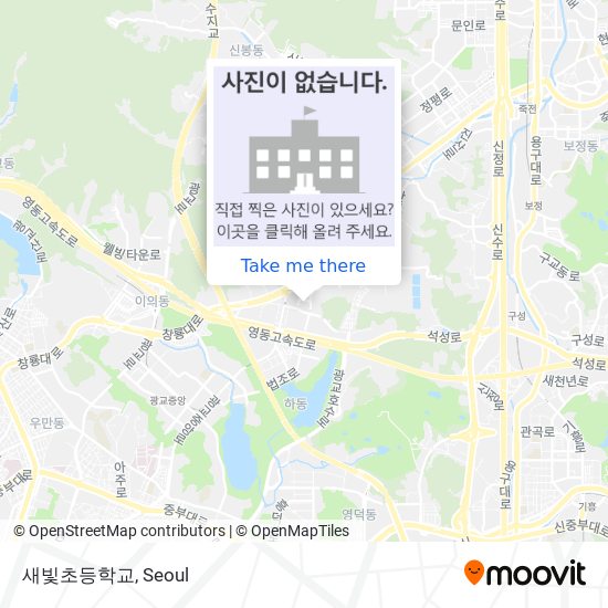 새빛초등학교 map