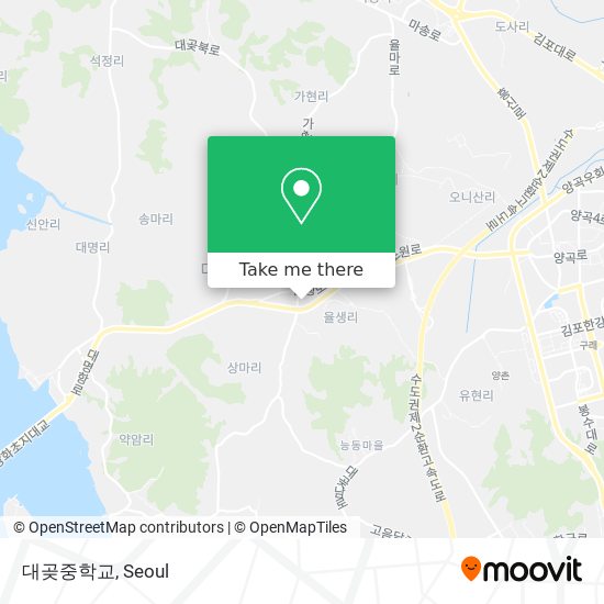 대곶중학교 map