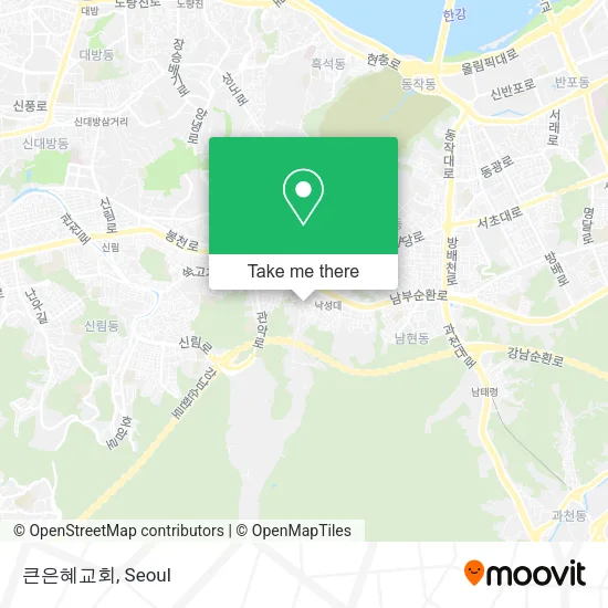 큰은혜교회 map