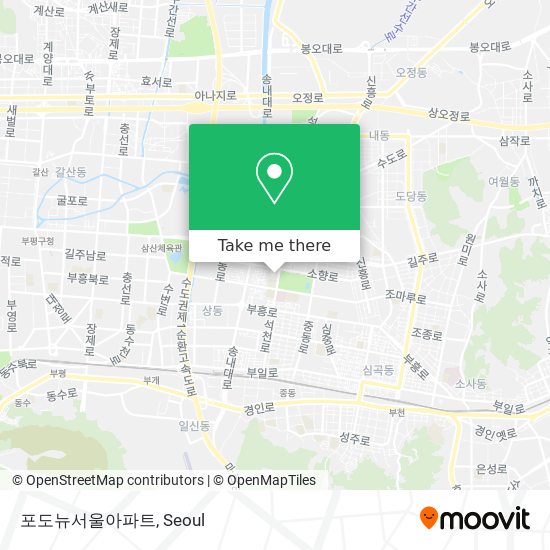 포도뉴서울아파트 map