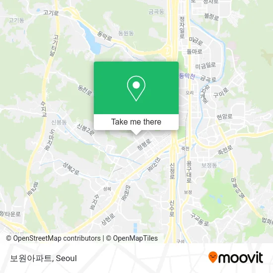보원아파트 map