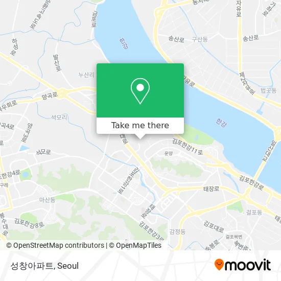 성창아파트 map
