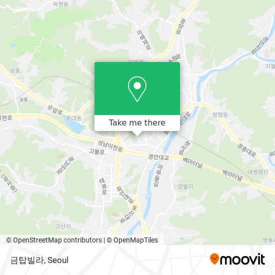 금탑빌라 map