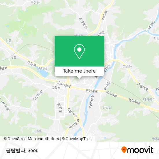금탑빌라 map