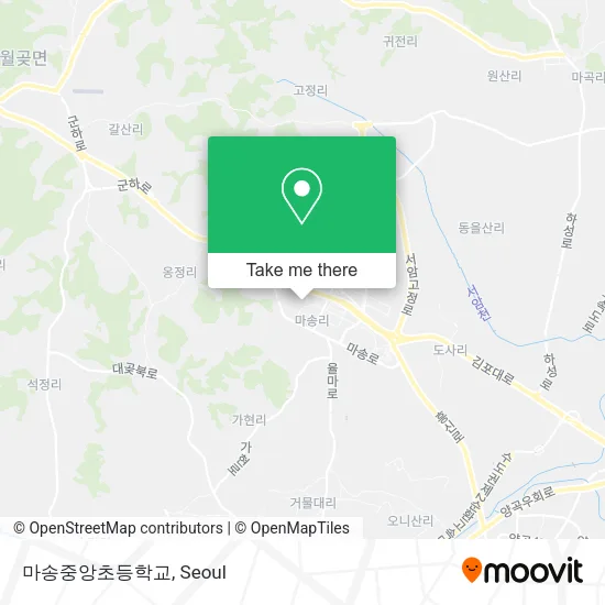 마송중앙초등학교 map