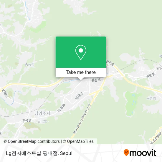 Lg전자베스트샵 평내점 map