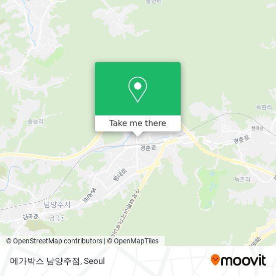 메가박스 남양주점 map