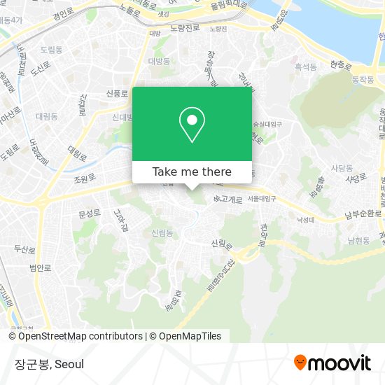 장군봉 map