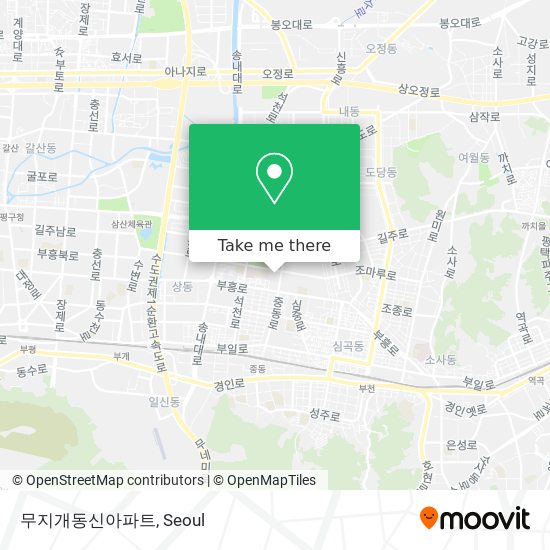 무지개동신아파트 map