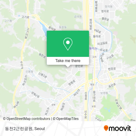 동천2근린공원 map