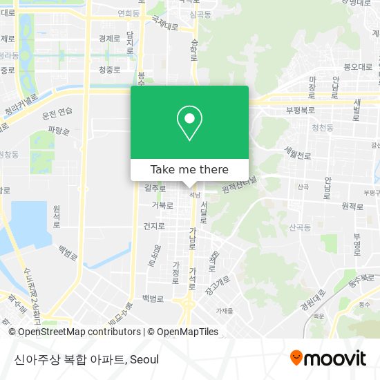 신아주상 복합 아파트 map