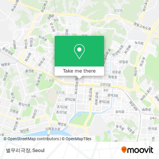 별무리극장 map