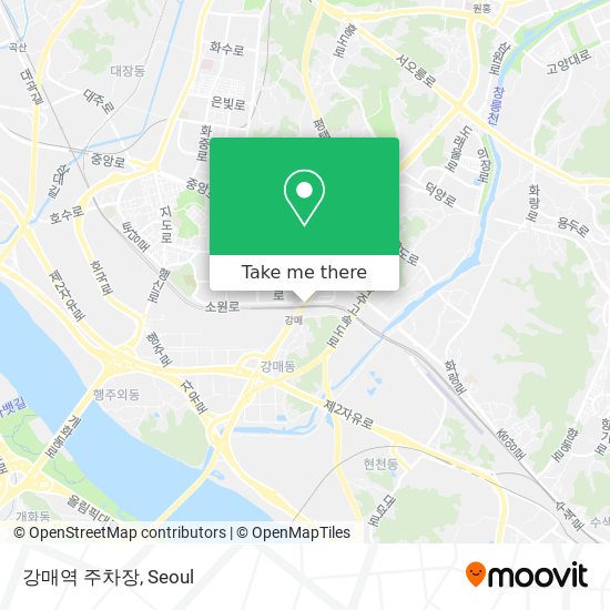 강매역 주차장 map