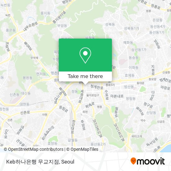 Keb하나은행 무교지점 map