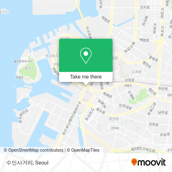 수인사거리 map