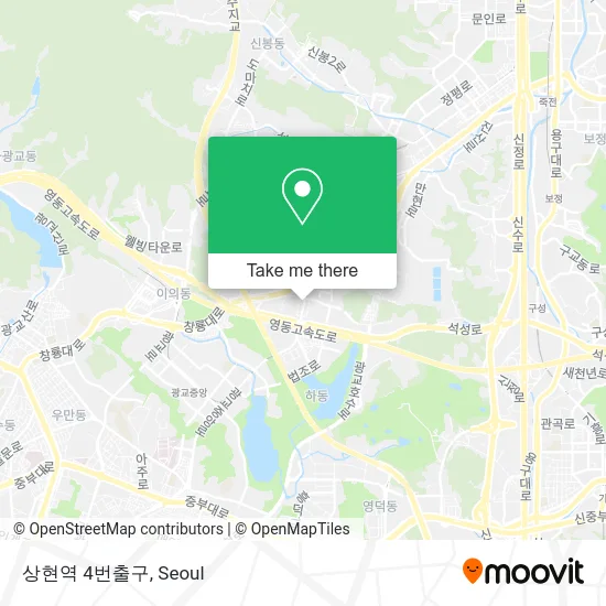상현역 4번출구 map