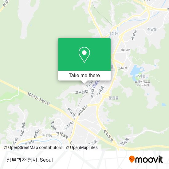 정부과천청사 map