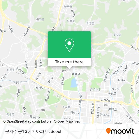 군자주공13단지아파트 map