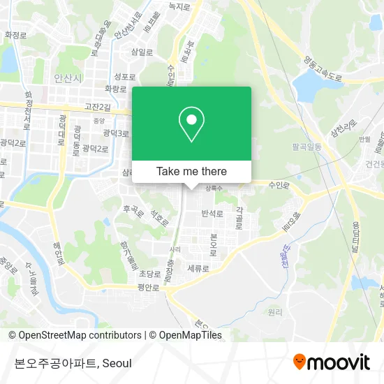 본오주공아파트 map