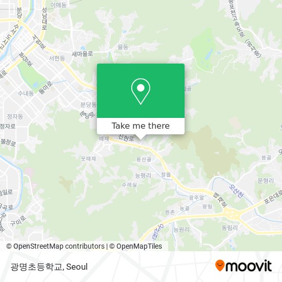 광명초등학교 map