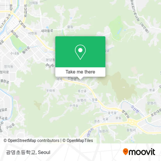 광명초등학교 map