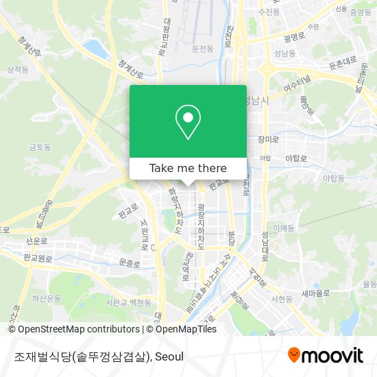 조재벌식당(솥뚜껑삼겹살) map