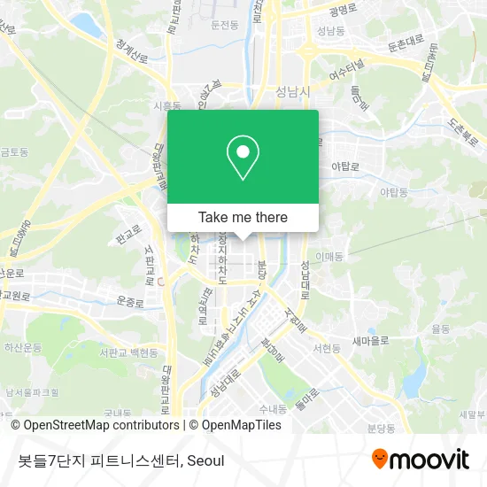 봇들7단지 피트니스센터 map